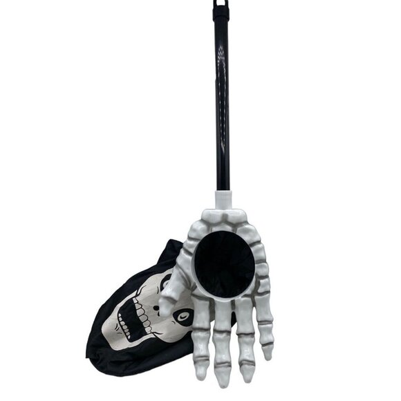 KMart Halloween Trick Or Treat Skeleton Hand Candy Stick Goody Loot Bag 21 Inch - Picture 1 of 15